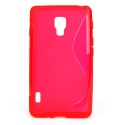 Funda Mooster LG Optimus L7 II P710 roja tpu