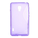 Funda Mooster LG Optimus l7 II P710 lila tpu