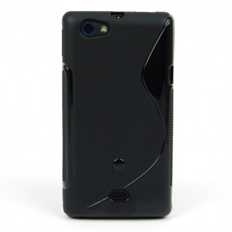 Funda Mooster Sony Xperia Miro ST23I negra tpu