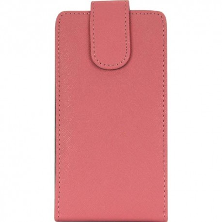 Funda  Mooster Sony Xperia C rosa de piel slim