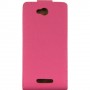 Funda Mooster Sony Xperia C fucsia de piel slim