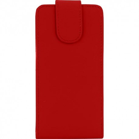 Funda Mooster LG Optimus Nexus 5 roja de piel slim