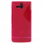 Funda Mooster Sony ST25I Xperia U rosa tpu