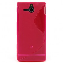 Funda Mooster Sony ST25I Xperia U rosa tpu