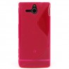 Funda Mooster Sony ST25I Xperia U rosa tpu