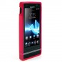 Funda Mooster Sony ST25I Xperia U rosa tpu