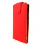 Funda Mooster Huawei Ascend P2 roja de piel slim