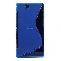 Funda Mooster Sony Xperia Z ultra C6833 azul tpu