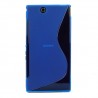 Funda Mooster Sony Xperia Z ultra C6833 azul tpu