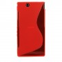 Funda Mooster Sony Xperia Z ultra C6833 roja tpu