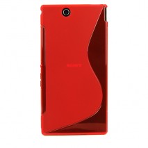Funda Mooster Sony Xperia Z ultra C6833 roja tpu