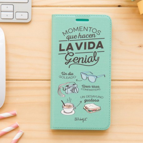 Funda tipo libro Mr Wonderful Samsung G360 Core Prime momentos