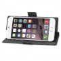 Funda tipo libro rotativa universal hasta 5" negra