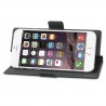 Funda tipo libro rotativa universal hasta 5" negra