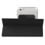 Funda tipo libro rotativa universal hasta 5,7" negra