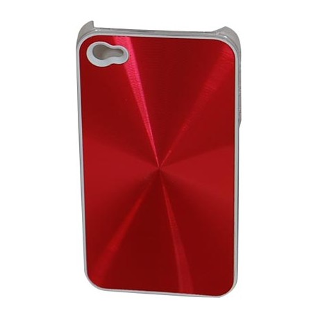 Carcasa Mooster trasera aluminio roja iPhone 4