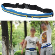 Riñonera portamovil deportiva elastica  azul