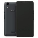 Funda tipo libro Wiko Rainbow Lite negra