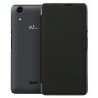 Funda tipo libro Wiko Rainbow Lite negra