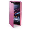 Funda original tipo libro Sony Xperia Z1Compac D5503 rosa