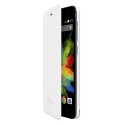 Funda tipo libro Wiko Bloom blanca