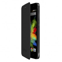 Funda tipo libro Wiko Bloom negra