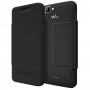 Funda tipo libro Wiko Rainbow negra