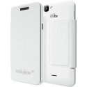 Funda tipo libro Wiko Rainbow blanca