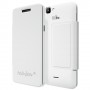 Funda tipo libro Wiko Rainbow 4G blanca
