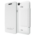 Funda tipo libro Wiko Rainbow 4G blanca