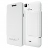 Funda tipo libro Wiko Rainbow 4G blanca