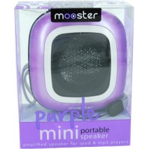 Mini altavoz portatil Mooster amplificado jack 3,5 purple 700284