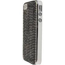 Carcasa trasera Mooster diamond iPhone 4S negro