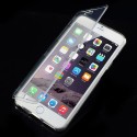 Funda tpu tipo libro iPhone 6 Plus transparente