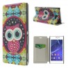Funda tipo libro Sony Xperia M2 D2303/D2305/D2306/ M2 dual D2302 buho