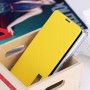 Funda tipo libro cuadricula Sony Xperia Z1 Compact D5503 amarilla