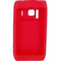 Funda Mooster trasera silicona Nokia N8 roja