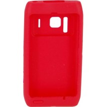 Funda Mooster trasera silicona Nokia N8 roja