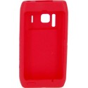 Funda Mooster trasera silicona Nokia N8 roja