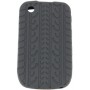 Funda Mooster trasera silicona Blackberry 8520 neumatico negra