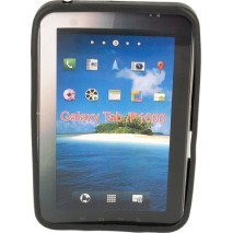 Funda Mooster trasera silicona Samsung P1000 Galaxy Tab negra