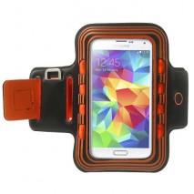 Funda brazalete deportiva con led Samsung Galaxy S5 / S4 / S3  naranja