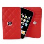 Funda Mooster piel para movil y tarjeta, rojo para Ibold B