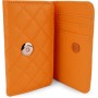 Funda Mooster piel para movil y tarjeta, naranja para Ibold b