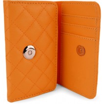 Funda Mooster piel para movil y tarjeta, naranja para Ibold b