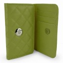 Funda Mooster piel para movil y tarjeta verde para Ibold B
