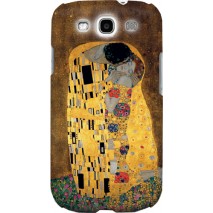 Carcasa mas protector de pantalla Samsung Galaxy S3 pintura de Gustav Klimt El Beso