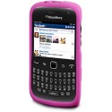 Funda trasera silicona rosa Blackberry 9360