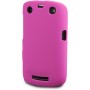 Funda trasera silicona rosa Blackberry 9360