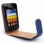 Funda Mooster Samsung Galaxy Y S5360 azul de piel slim